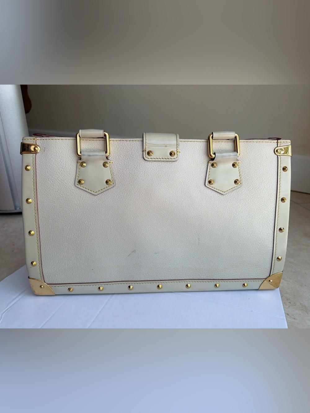Louis Vuitton F/W 03 Suhali Le Fabuleux- Blanc w receipt - Picture 5 of 11